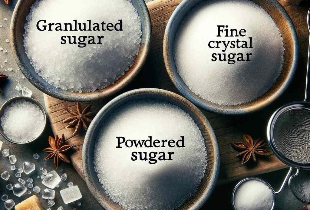 Feinkristallzucker, Puderzucker & Zucker