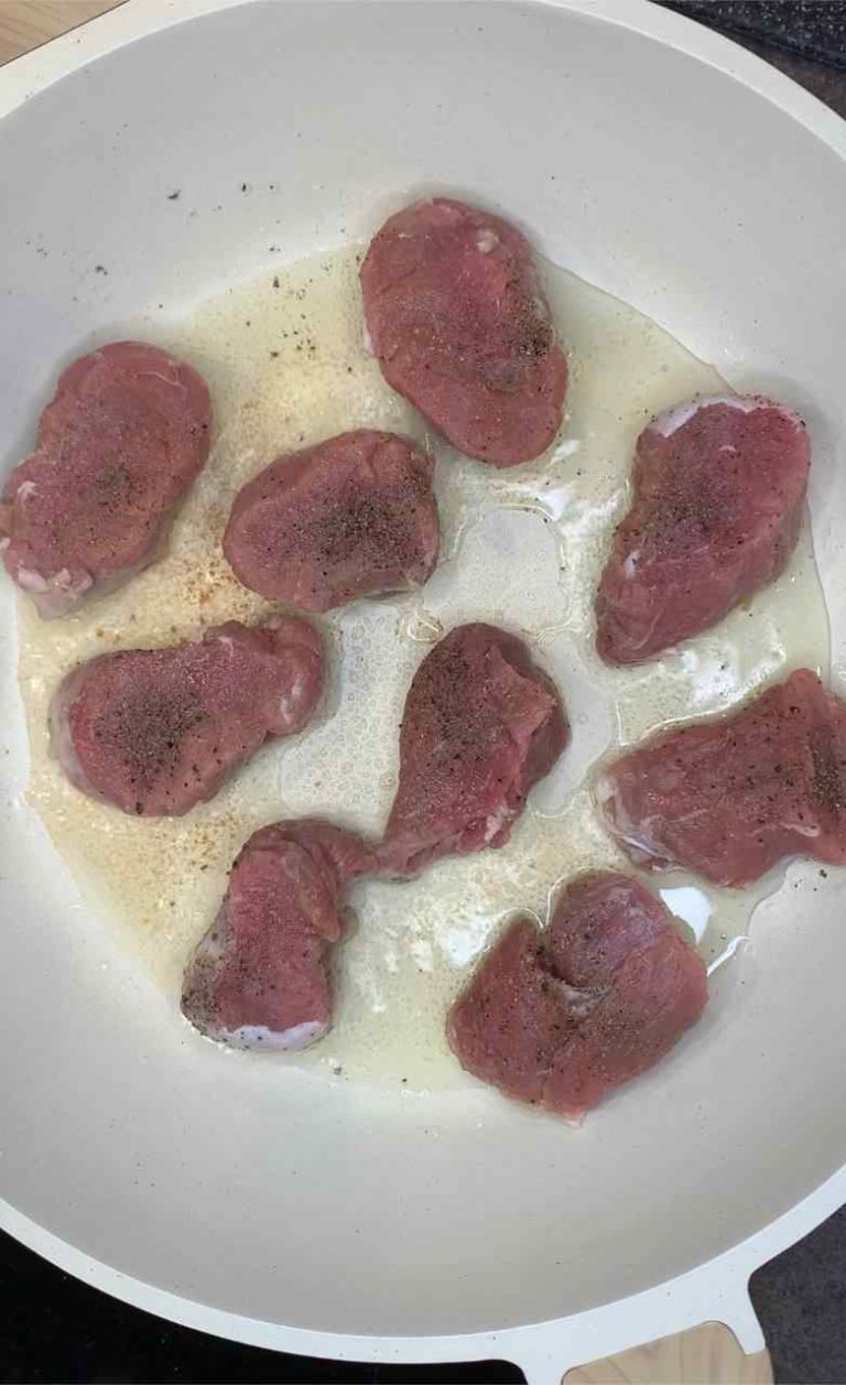Schweinefilet anbraten und später fertig garen - Anleitung