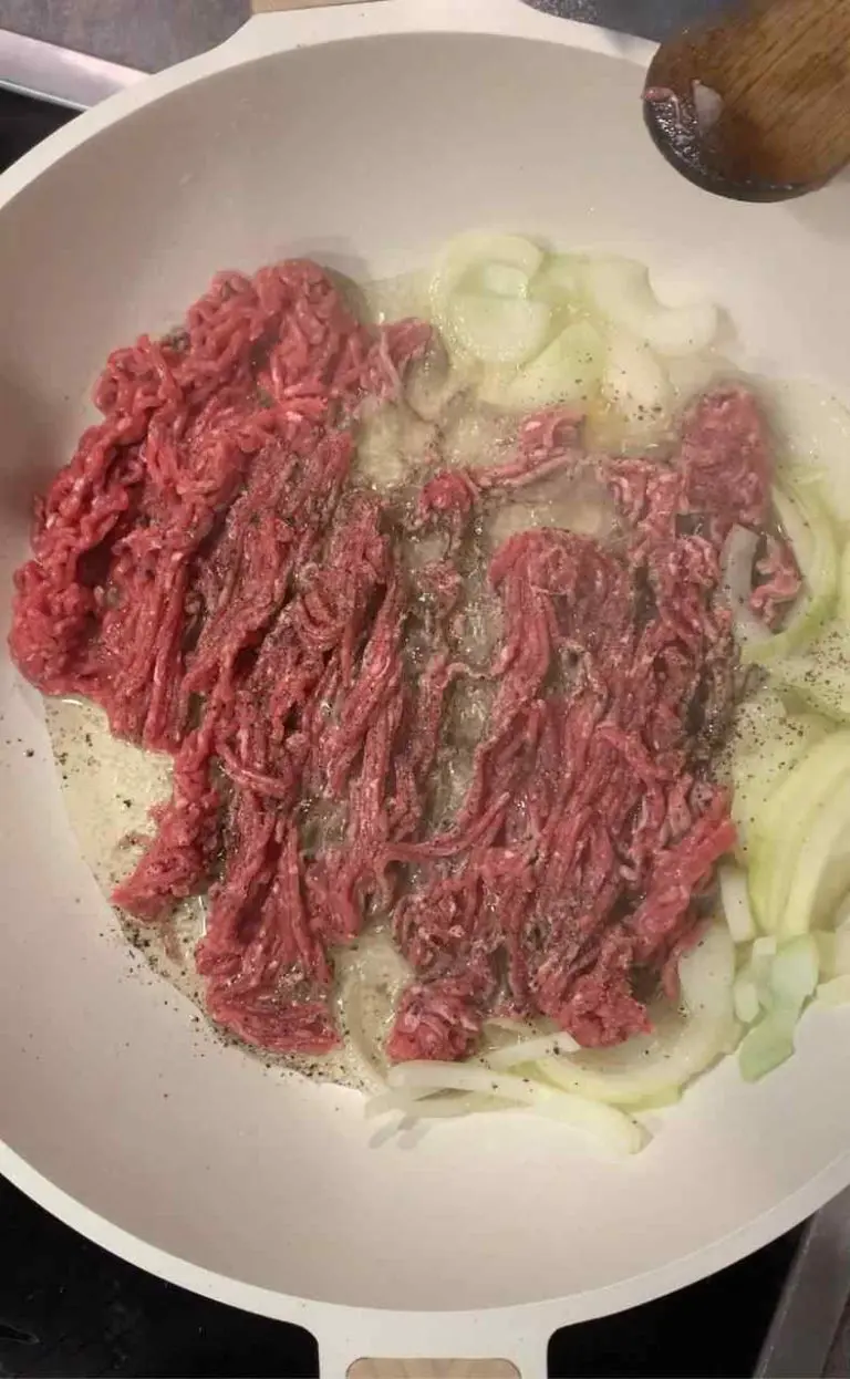 Hackfleisch mit Kohl gebraten - Low Carb/Keto