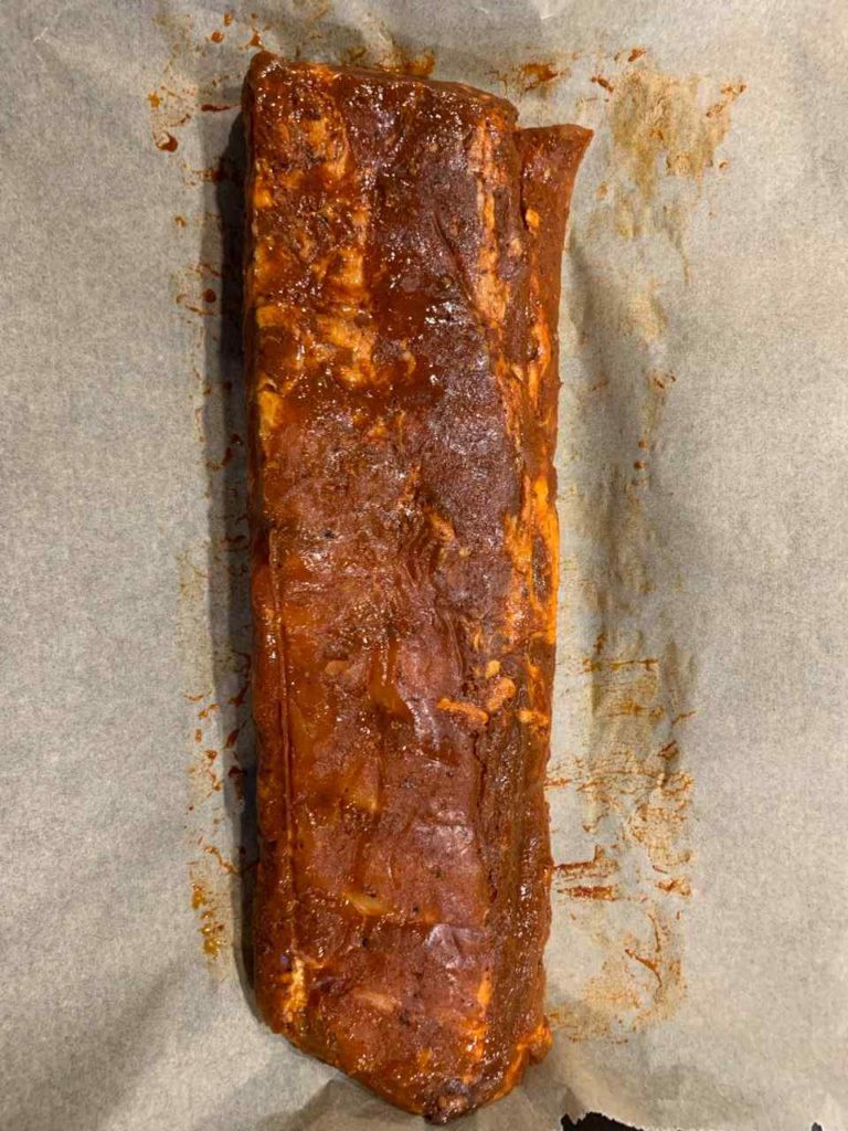 Spareribs im Backofen mit Coleslaw - Low Carb/Keto