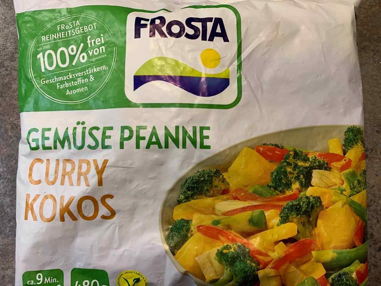 Frosta Curry Kokos Gemüsepfanne