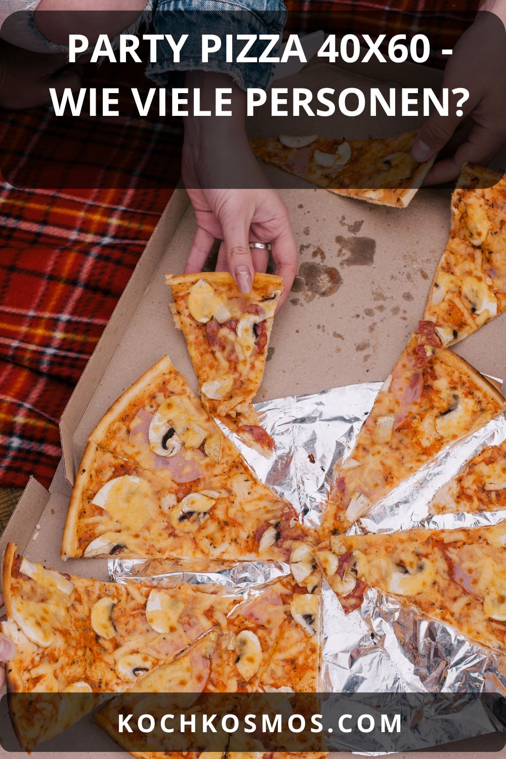 Party Pizza 40x60 Wie viele Personen?