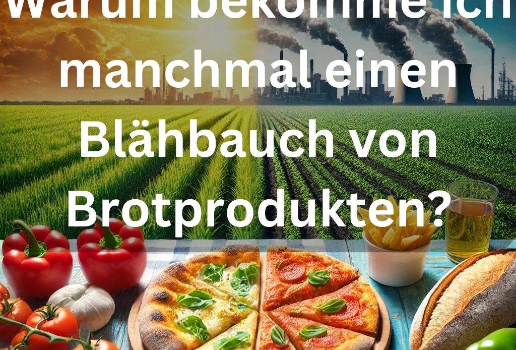 Warum bekomme ich manchmal einen Blähbauch von Brotprodukten